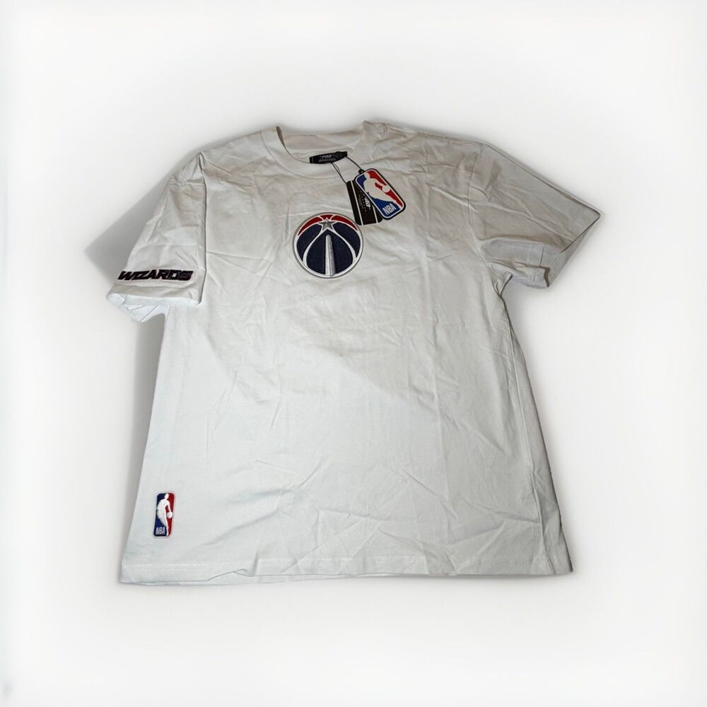 NWT Pro Standard NBA Washington Wizards Basketball T-Shirt White Size L